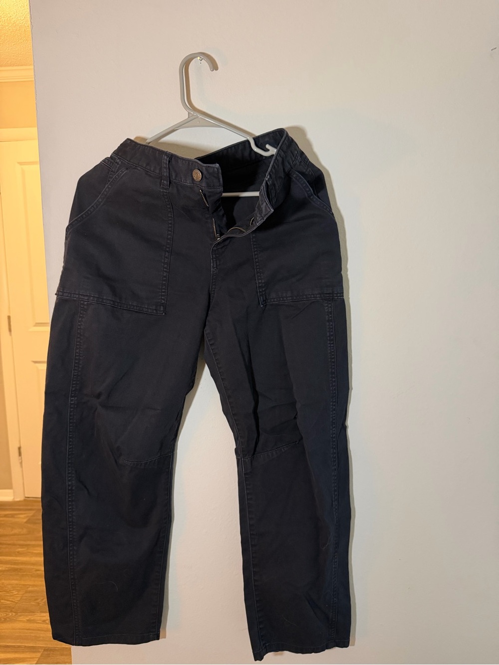 Gap Twill Barrel Pant Black Size 2 Like New